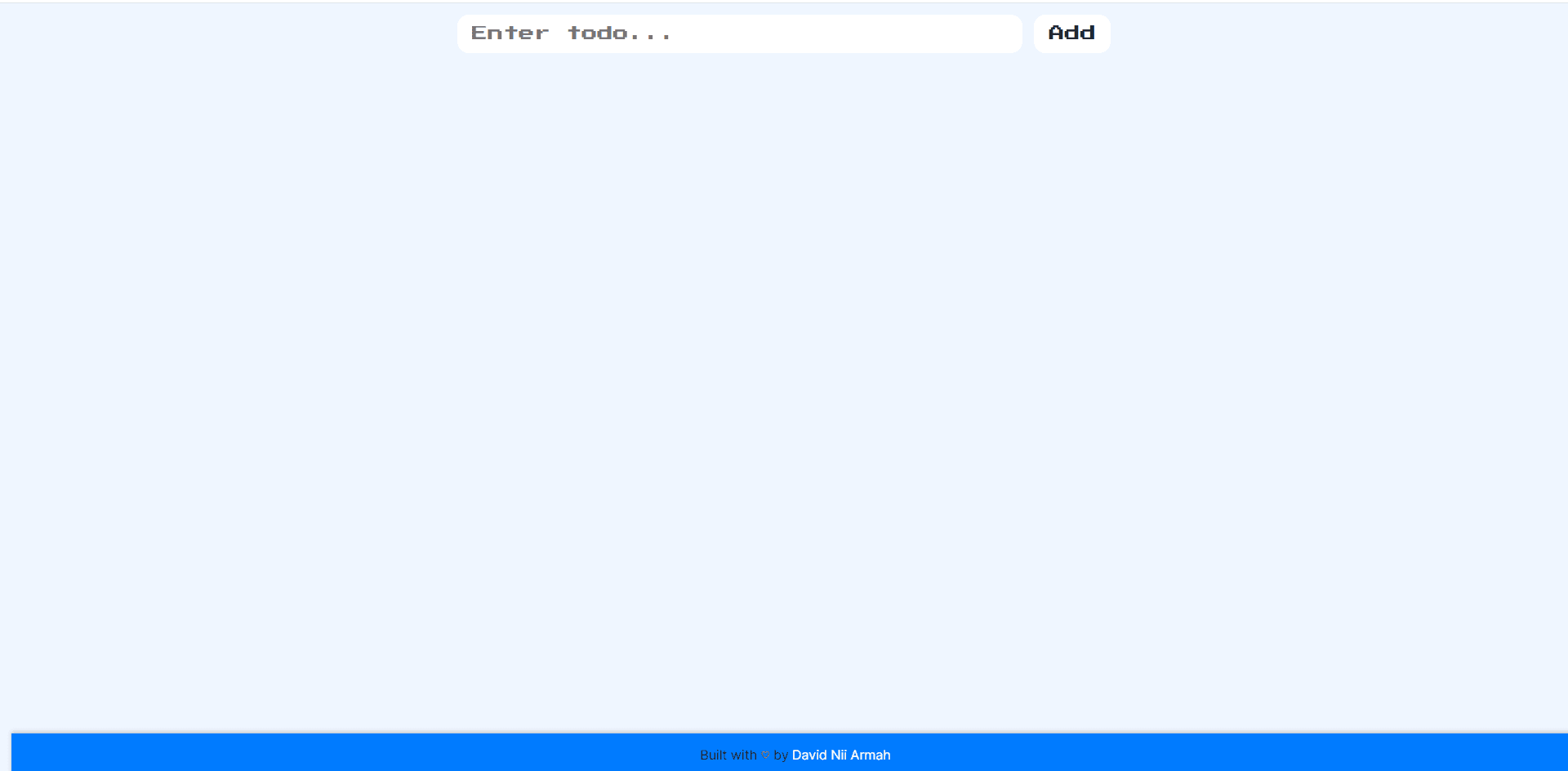 David's TodoList App